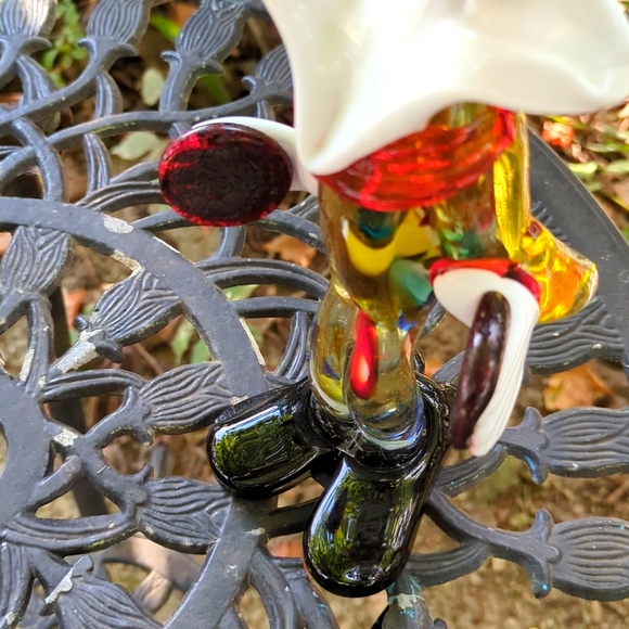 Rare HTF Vintage 💎 Murano, Italy 🤡 hand-blown VENETIAN GLASS CLOWN 🤡 pristine - Picture 6 of 13